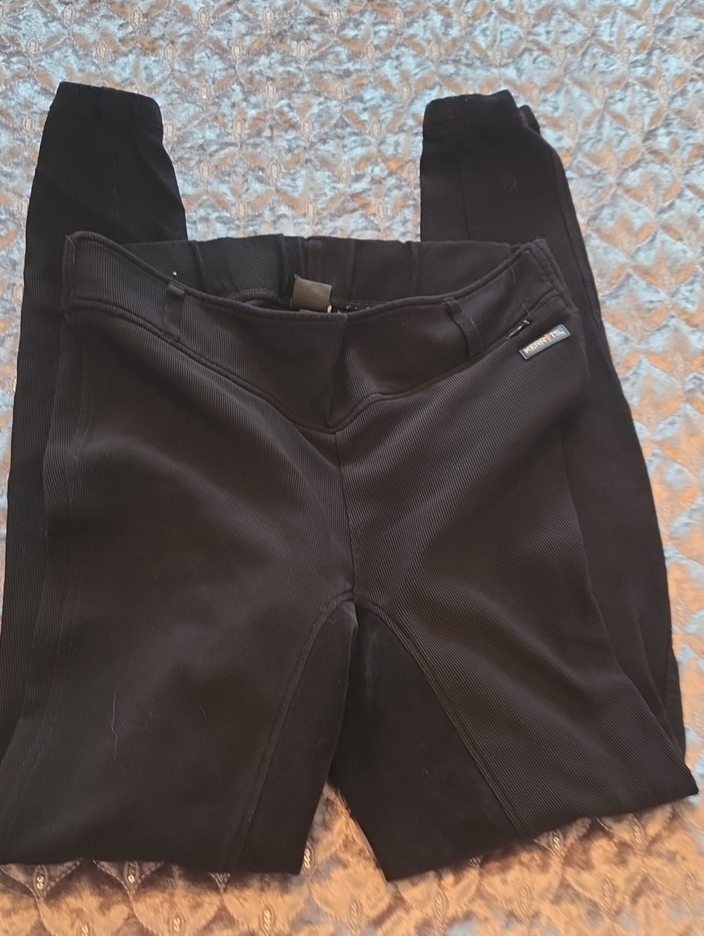 Kerrits Black Performance Riding Tights with Grip Panels